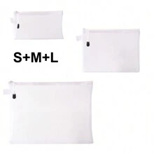 Baby Room Toy Storage Bag, Block Storage Bag, Puzzle Toy Sorting And Organizing Magic Bag, Mesh Bag Zipper Bag, Outing Toiletries Storage Bag Love Valentine - Multicolor - View 8