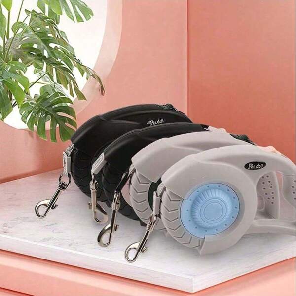 1pc Pet Puppy Dog Traction Rope Automatisch Intrekbaar Kirky Kleine En Middelgrote Honden Wandeltouw Hondenketting Benodigdheden