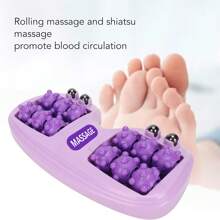 Foot Massage Roller Tool, Foot Meridian Acupoint Massager, Foot Care Therapy Reflexology Device For Home Use - Multicolor - View 6