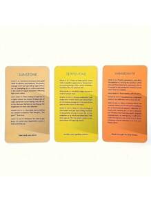 1 套水晶石牌、塔罗牌、巫术、桌上游戏、塔罗牌袋 - 白色 - 查看 3