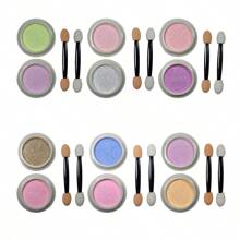 Chic & Fun Kit 12 Pots Of Holographic Chrome Powder Metallic Glitter Nails - HS-805 - 查看 3