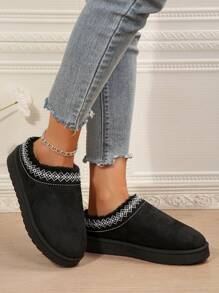 2024 New Women Snow Boots, Fur Lining, Thick Sole, Warm , Short Boot