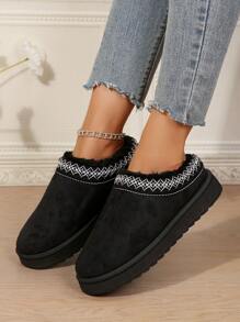 2024 New Women Snow Boots, Fur Lining, Thick Sole, Warm , Short Boot