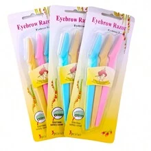3 paquetes Perfilador de cejas,9 Perfiladores de ceja,Removeedor de ceja,Blister de ceja - Multicolor - Ver 1