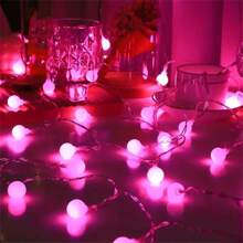 1PC 1.5M/3M/6M/10M LED Warm Light Colored Lamp String Light Chain Light Starry Ball Lighting Chain Star Light Christmas Small Colored Lamp Wedding Garden