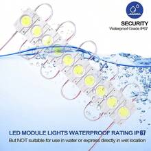 20 Módulos De 9 Led Cob Plasma Redondos Alta Intensidad 2.4w,Módulo LED D C 12V Módulo COB Módulo LED de moldeo por inyección Módulo publicitario