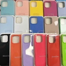 Premium Liquid Silicone Case For IPhone 7 XR 11 12 13 14 15 Pro Max Skin-Feeling Velvet Drop-Resistant Phone Cover - Quả cam - Xem 4