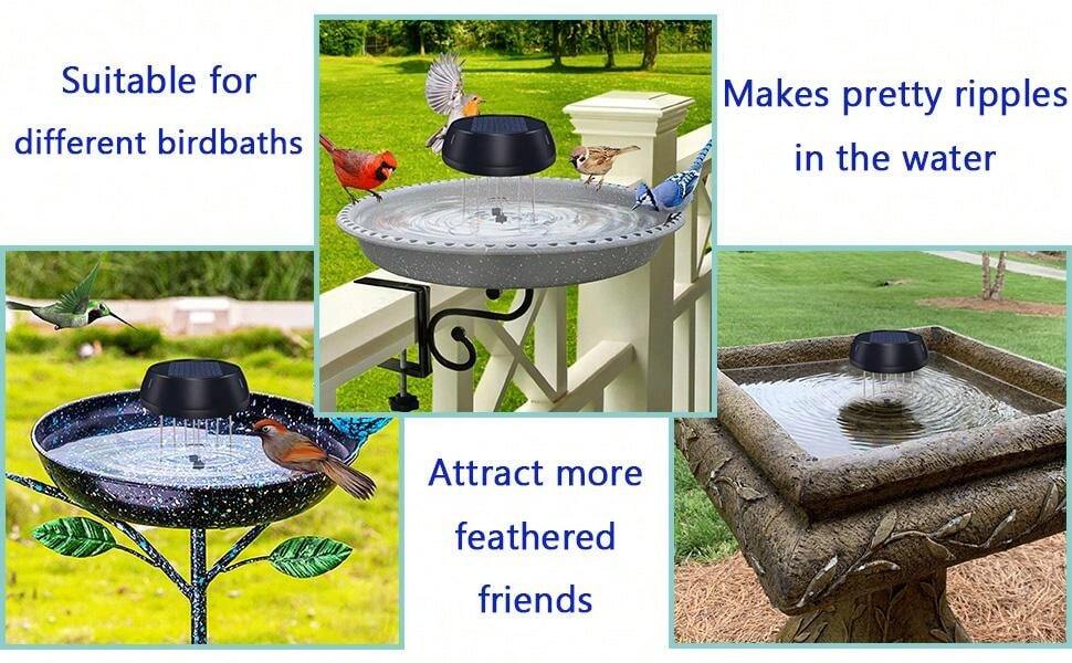 Solar Water Wiggler Solar Powered Bird Bath Water Agitator Without Solar water wiggler solar powered bird bath water agitator without