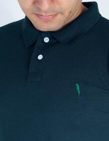 05 Men's Polo Shirts Green And Assorted Various Colors Cotton Piquet Traditional Original Embroidered - 軍綠色 - 查看 4