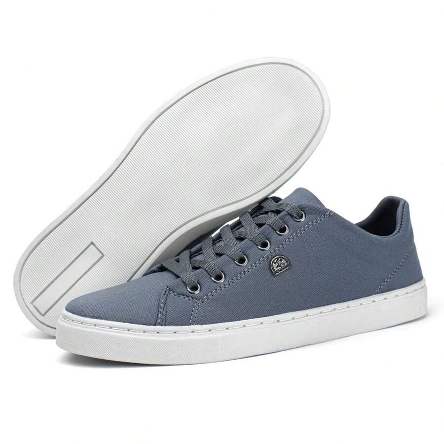 Men's Sneakers Comfortable Casual Sneakers. - 深灰色 - 查看 1