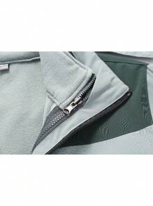 YOMEGO 女士三合一防水防风冬季夹克，带保暖衬里的滑雪外套，时尚可拆卸女式连帽外套，非常适合户外探险、慢跑、徒步旅行、露营 - 綠色 - 查看 7