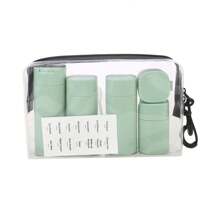 5Pcs/Set Travel Bottles For Toiletries, Travel Containers Proof Travel Tubs Refillable Liquid Travel Accessories For Shampoo Conditioner Lotion Body Wash Home Bathroom Decor Fall Decor Back To School - Multicolor - View 13