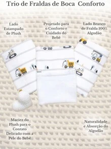 Baby Bibs & Burp Cloths - trắng - Xem 2