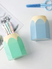 1 hộp đựng bút chì hình bút chì sáng tạo, hộp đựng dung tích lớn, cốc đựng bút để bàn dễ thương, giá đựng cọ trang điểm, giá đựng văn phòng phẩm hoạt hình nhiều màu sắc, thích hợp cho trường học, văn phòng, trang trí nhà cửa, quà tặng cho bạn bè, phụ kiện bàn làm việc văn phòng phẩm mùa tựu trường, đồ dùng văn phòng, giá đựng bút, phụ kiện văn phòng phẩm - Nhiều màu - Xem 6