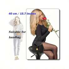 1 件不同尺寸的金属带 - 多功能 O 型链替换件，适用于斜挎包、单肩包 - 女士钱包链 DIY 配件礼物 - 金色 - 查看 9