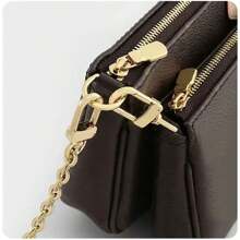 1 件不同尺寸的金属带 - 多功能 O 型链替换件，适用于斜挎包、单肩包 - 女士钱包链 DIY 配件礼物 - 金色 - 查看 10