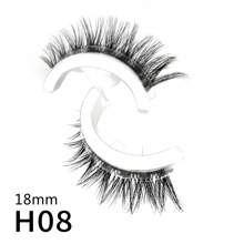 3 Paar/1 Paar selbstklebende Wimpernstreifen, 3 gemischte Stile, natürliche weiche wiederverwendbare Wimpern für Anfänger