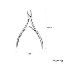 1pc Stainless Steel Silver Nail Clippers For Thick Nail & Ingrown Toenails, Toenail Clippers For Men