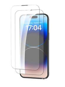 3 miếng dán cường lực tương thích với iPhone15/15Plus/15Pro/15Promax - Trong sáng - Xem 6