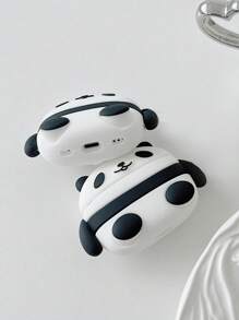 1个可爱熊猫硅胶1/2蓝牙耳机保护套 - 彩色 - 查看 5