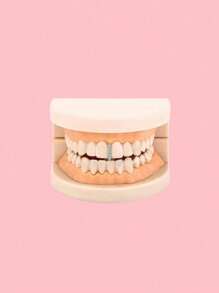 3pcs Tooth Gap Decoration Set, Adjustable Hip Hop Grillz For Men & Women - Gold - View 2