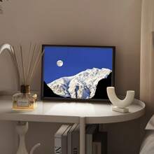 CASEGRACE 1pc LED Painting With Speakers - Enchanting Night View Of The Starry Sky, USB Charger Decorative Wall Art, Bluetooth Speaker Sound Painting With Subwoofer, Mood-Creating Light, Perfect For Bedroom, Gaming Room, Home Decoration And Gifts