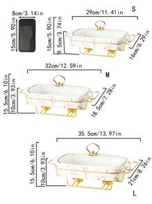 1 zestaw ceramicznych talerzy świątecznych do jadalni, użytku domowego, naczyń kuchennych, blachy do pieczenia, garnka izolacyjnego, garnka do zupy z pokrywką i żelazną ramą, odpowiednich do chleba, indyka, sera, pizzy, na zewnątrz, na wesele, imprezę, prezent, urodziny, gotowanie owoców morza na Boże Narodzenie, prezent na Święto Dziękczynienia, Święto Plonów, obiad rodzinny