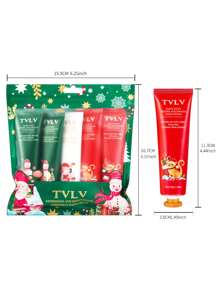 护手霜圣诞新年礼盒套装保湿护手霜套装防裂护手霜旅行装护手霜手部护理（5件装）+单支装 - 彩色 - 查看 9