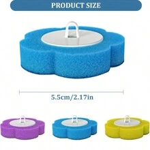 1 套一次性马桶刷(1 个刷头 + 1 个底座 + 24 个替换头)含 3 种颜色海绵补充装,彻底清洁家用厕所浴室装饰秋季装饰 - 灰色 - 查看 7