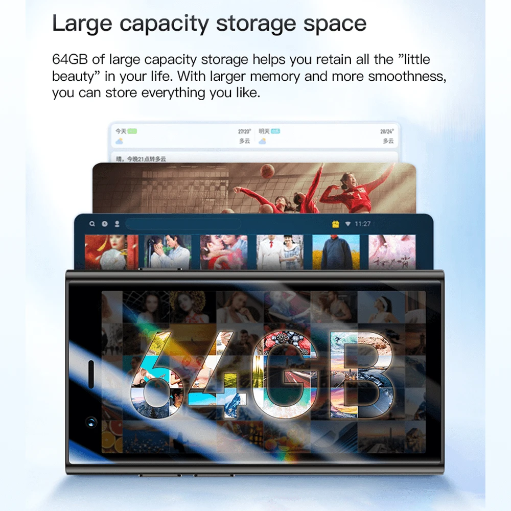 SOYES SOYES S24 Pro Max Mini 4G LTE Mini Smartphone mit 2500mAh, 2GB ...