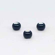 50PCS Macaron Fresh Color Ceramic Large Hole Beads, Suitable For Bracelet And Necklace Making, Perfect Gift Accessories