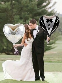 3szt Mr Mrs Love Białe balony, Dekoracja ślubna, Dekoracja rocznicowa, Prezent na prysznic dla panny młodej, Dekoracja walentynkowa, Dekoracja na uroczystości, Dekoracja domu na Halloween
