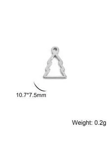 5 cái/gói Bùa Giáng sinh bằng thép không gỉ dùng làm đồ trang sức, vòng cổ, vòng tay, hoa tai thủ công DIY - loạt phim giáng sinh - Xem 16