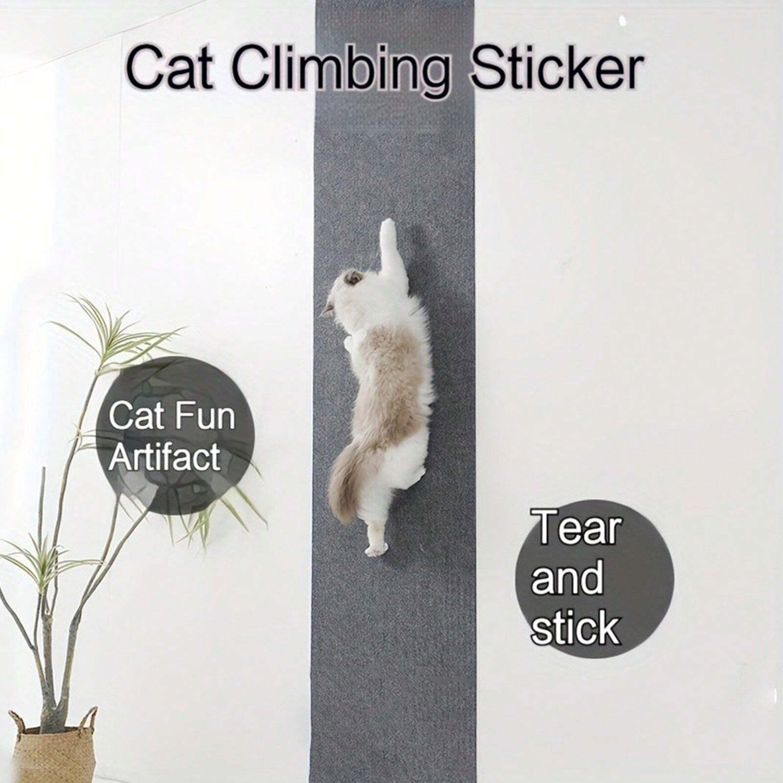 Durable Cat Scratching Mat WallMounted, NonShedding Fiberboard