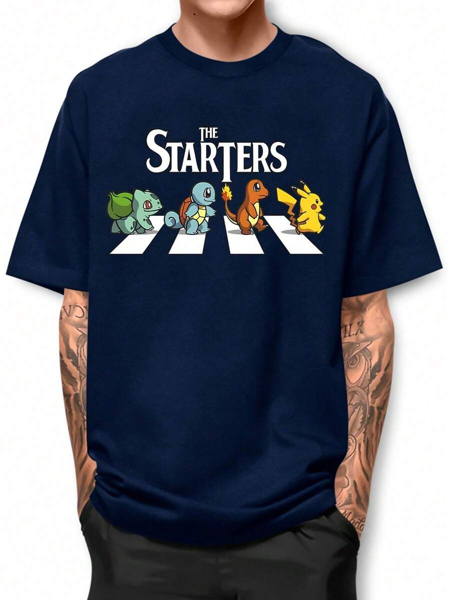 The Starters Printed Shirt - 藏蓝色 - 查看 1