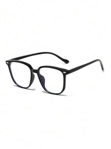 1/2-3 pares de gafas transparentes minimalistas modernas para mujeres, protección ocular diaria, prevención de la fatiga visual, adecuadas para la oficina, la lectura, ver la televisión, los juegos, también se pueden usar como accesorios decorativos - transparente - Ver 13