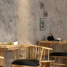 1 卷壁纸粘贴混凝土壁纸家居装饰卧室装饰水泥壁纸剥离粘贴哑光自粘乙烯基浴室装饰可移动壁纸 15.74 英寸 X393.7 英寸，翻新贴纸剥离墙板，墙纸，壁纸，春季装饰物品让您的家焕然一新，拉玛装饰贴纸 - 灰色 - 查看 2