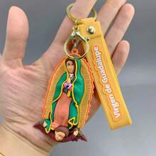 1 Móc khóa hình Chúa Jesus hoạt hình sáng tạo nhiều màu, Mặt dây chuyền móc khóa túi ô tô, Đồ trang trí ba lô dễ thương, Nhỏ cho cặp đôi sử dụng hàng ngày Phụ kiện ô tô Túi đeo ba lô cho trường học Ý tưởng quà tặng Giáng sinh Y2k theo phong cách Goth - Nhiều màu - Xem 7