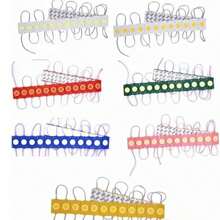 20 Módulos De 9 Led Cob Plasma Redondos Alta Intensidad 2.4w,Módulo LED D C 12V Módulo COB Módulo LED de moldeo por inyección Módulo publicitario