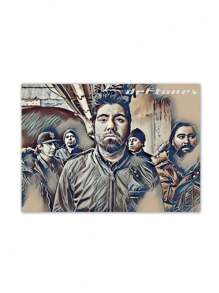 1 件复古乐队海报美学经典音乐专辑帆布画墙壁艺术图片印刷品家居装饰粉丝礼物无框架