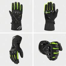 Guanti da sci, guanti invernali caldi da moto, protezione per le mani da sci, riscaldatori di mani, guanti touch screen per moto, guanti da ciclismo e all'aperto, guanti protettivi da sci e pattinaggio, guanti invernali da motocross e sport invernali