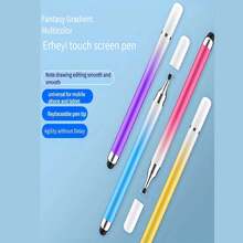 1 pieza/3 piezas/5 piezas Lápiz stylus, lápiz stylus 2 en 1 para pantalla táctil, de alta precisión y sensibilidad, compatible con iPhone/iPad/tabletas Android, compatible con todas las pantallas táctiles - Multicolor - Ver 5