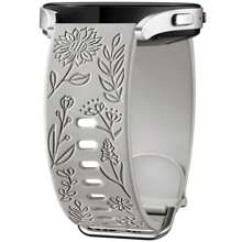 1pc Sunflower Engraved Bands Compatible With Samsung Galaxy Watch 6 Band/Watch 4/Watch 5 Band 40mm 44mm For Women Men, Samsung Galaxy Watch 6 Classic Bands/Galaxy Active 2/Galaxy Watch 3/Galaxy Watch 5 Pro 45mm, 20mm Soft Silicone Replacement Sport Strap As A Gift For Students Returning To School