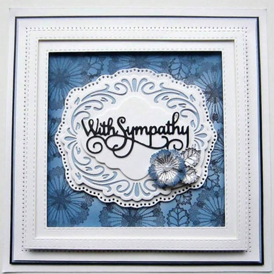 Christmas Greetings Words Best Wishes DieCuts Metal Cutting Dies For