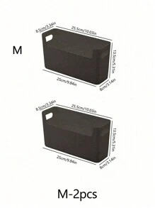 1pc Kitchen Wall Mounted Storage Box For Cabinet Door With No Drill Installation, For Storing Fresh-Keeping Bags And Cleaning Supplies