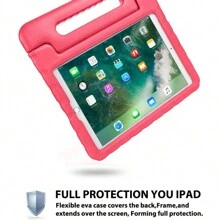EVA Tablet Case With Handle - Red - View 3