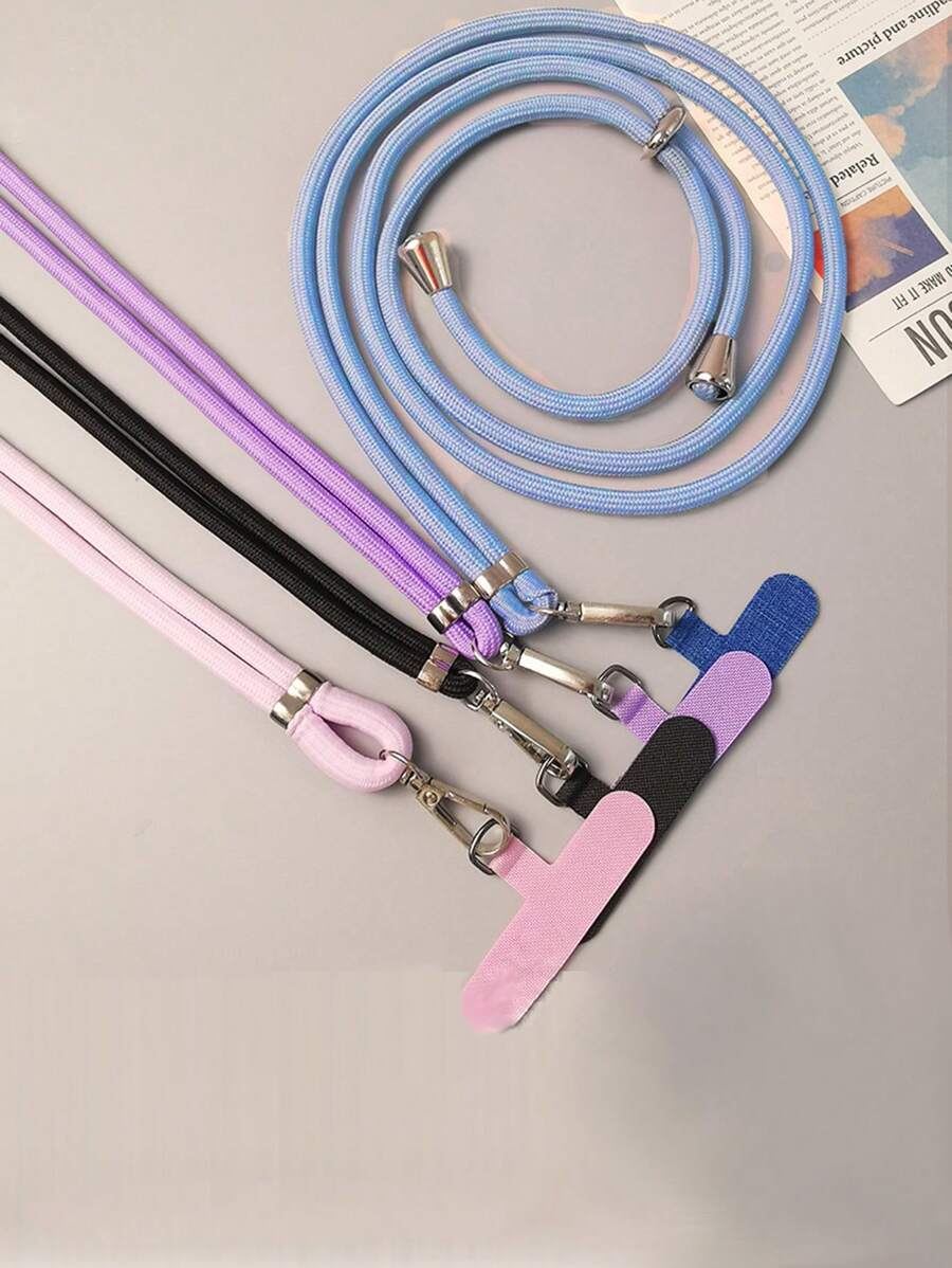 6mm Multi-Purpose Lanyard - Polyester, Ideal For Phone, Keys, Camera And Outdoor Gear Gifts For Mother, Family, Friends, Birthday, Holiday Phone Charm, Phone Chain - Multicolor - View 1
