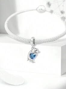 1 pieza Cuentas de plata de ley 925 con lindas huellas de mascotas, adecuado para pulseras y brazaletes de mujer, manualidades de joyería y como decoración diaria a juego con el atuendo para niñas