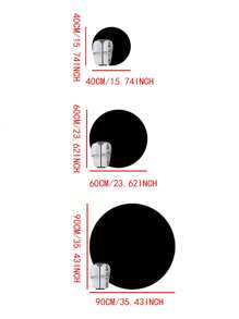 1 tấm thảm mờ chắc chắn, trang trí phòng - trắng - Xem 3