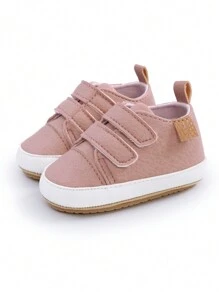 婴儿鞋 男童女童 婴儿运动鞋 防滑橡胶底 幼儿婴儿床 初学步鞋 粉色 - 粉色 - 查看 5